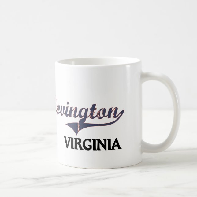 Caneca De Café Clássico de Covington Virginia City (Direita)