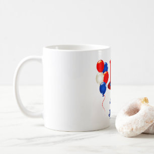 Caneca De Café Clássico do Dia da Independência de 4 de julho do