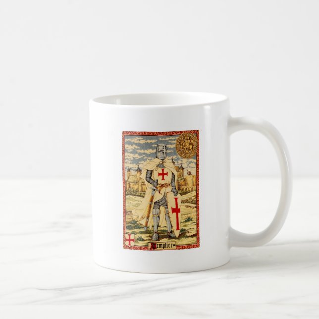 CANECA DE CAFÉ CLÁSSICO DOS CAVALEIROS TEMPLAR (Direita)
