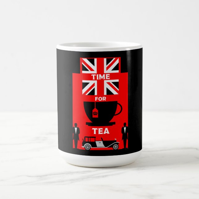 Caneca De Café Clássico - Drinkers de chá britânico (Centro)