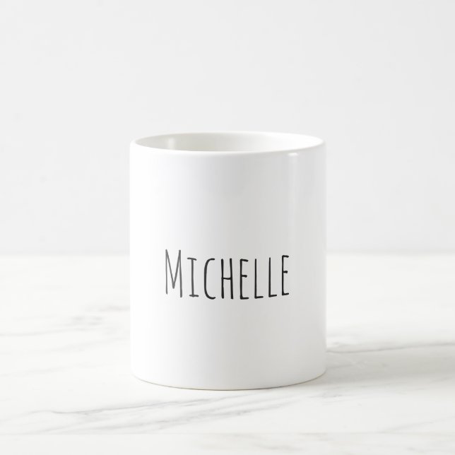 Caneca De Café Clássico Exclusivo Profissional Simples Seu Nome (Centro)