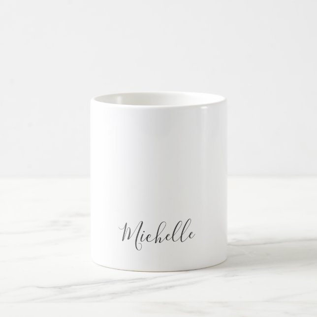Caneca De Café Clássico Exclusivo Profissional Simples Seu Nome (Centro)
