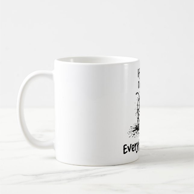 Caneca de Café Clássico Humor Citação (Esquerda)