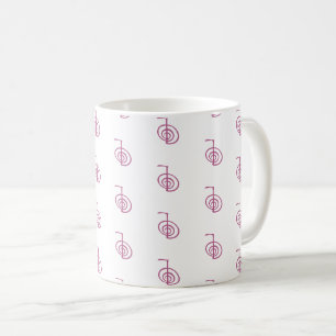 Caneca De Café Clássico - Marble Reiki Mug com Cho Ku Rei