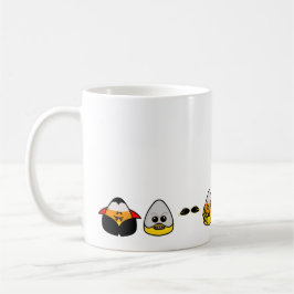 Caneca De Café Clássico Monstros de Hollywood Candy Corn Coffee M