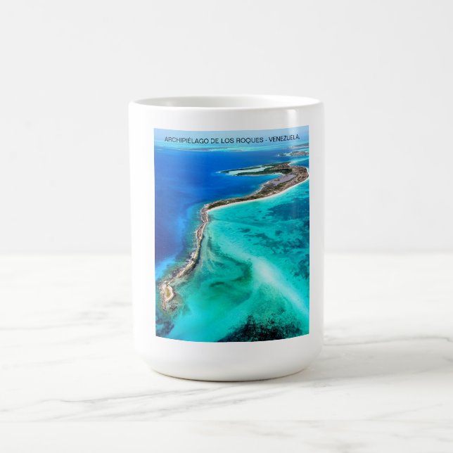 Caneca De Café Clássico Mug de Archipiélago de Los Roques. (Centro)