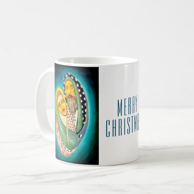 Caneca De Café Clássico Mug Feliz Natal (Frente Esquerda)