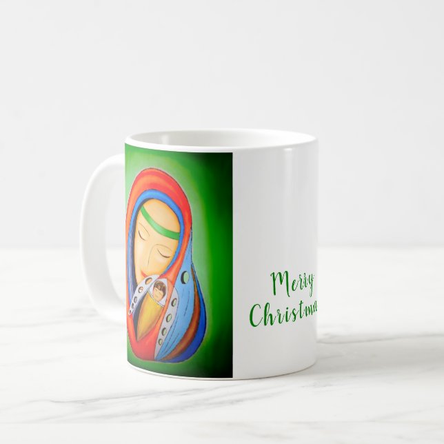 Caneca De Café Clássico Mug Feliz Natal (Frente Esquerda)