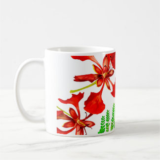 Caneca De Café Clássico Mug Royal Poinciana