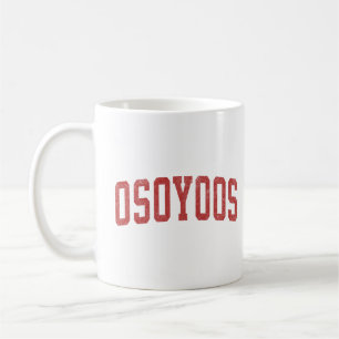 Caneca De Café Clássico Osoyoos BC deserto canadense afligido