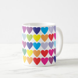 Caneca De Café Clássico Romântico do coração