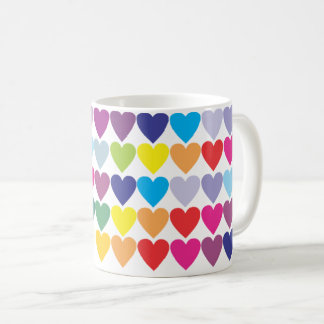 Caneca De Café Clássico Romântico do coração