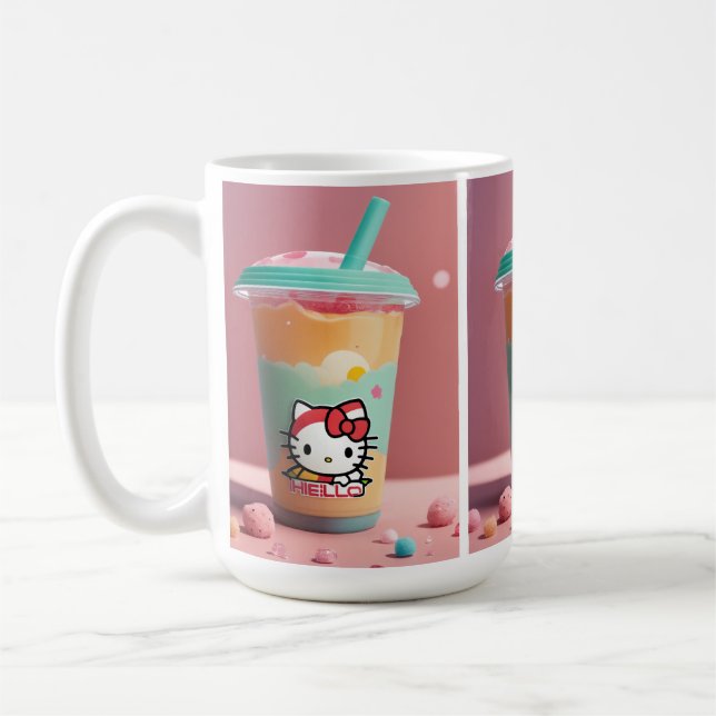 Caneca De Café Clássico saudação Kity Mug (Esquerda)