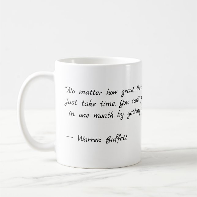Caneca De Café Clássico Warren Buffet Mug em Talento (Esquerda)
