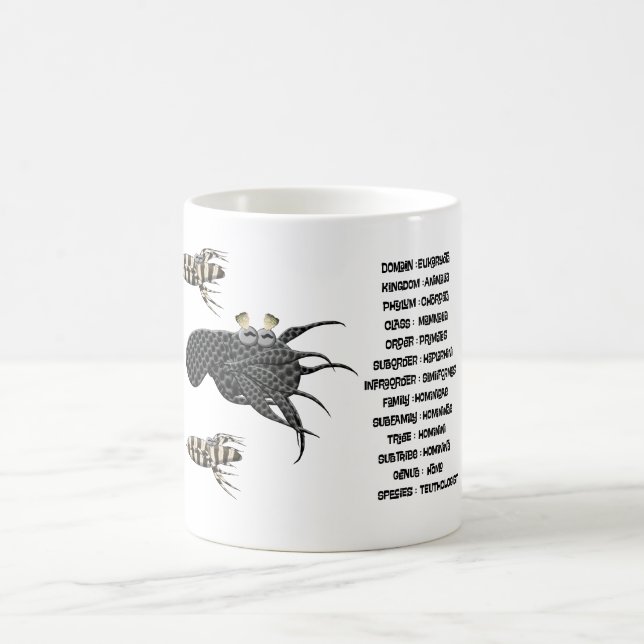 Caneca De Café Classificação científica para os teuthólogos.  (Centro)