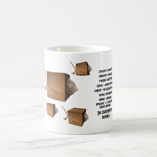 Caneca De Café Classificação científica para peixe-caixa de papel