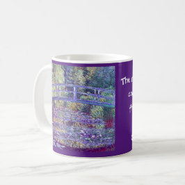 Caneca De Café Claude Monet, A Ponte Japonesa, Citação