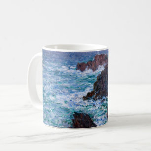 Caneca De Café Claude Monet - As Rochas em Belle-Ile, Costa Selva