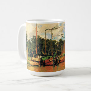 Caneca De Café Claude Monet, Barcos em Zaandam,