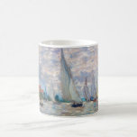 Caneca De Café Claude Monet - Boats Regatta na Argentina<br><div class="desc">The Boats Regatta at Argenteuil / Regate a Argenteuil - Claude Monet,  Oil on Canvas,  1874</div>