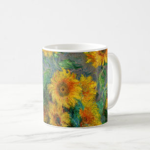 Caneca De Café Claude Monet - Buquê de Girassóis