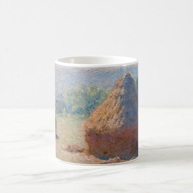 Caneca De Café Claude Monet - Haystacks, fim do Verão (Centro)