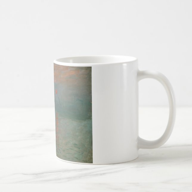 Caneca De Café Claude Monet - impressão, nascer do sol (Direita)