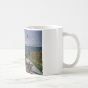 Caneca De Café Claude Monet - Jardim de Sainte-Adresse