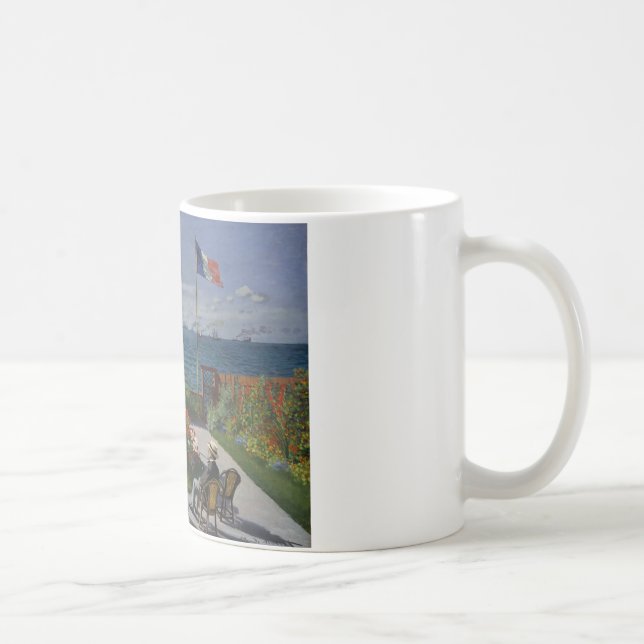 Caneca De Café Claude Monet - Jardim de Sainte-Adresse (Direita)