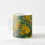 Caneca De Café Claude Monet - Jerusalem Artichoke Flowers<br><div class="desc">Jerusalém - Flores de Artichoke - Claude Monet,  Petróleo na Canvas,  1880</div>
