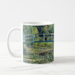 Caneca De Café Claude Monet - Lago de Nenúfares e Ponte Japonesa