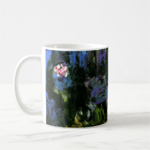 Caneca De Café Claude Monet: Lírios-Água, índigo azul