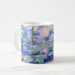 Caneca De Café Claude Monet - Lírios/Ninfas 1919<br><div class="desc">Lírios/Ninfas (W.1852) - Claude Monet,  Petróleo na Canvas,  1916-1919</div>