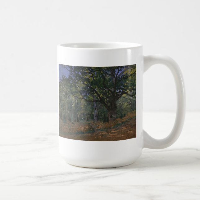 Caneca De Café Claude Monet | o carvalho de Bodmer, frentes de (Direita)