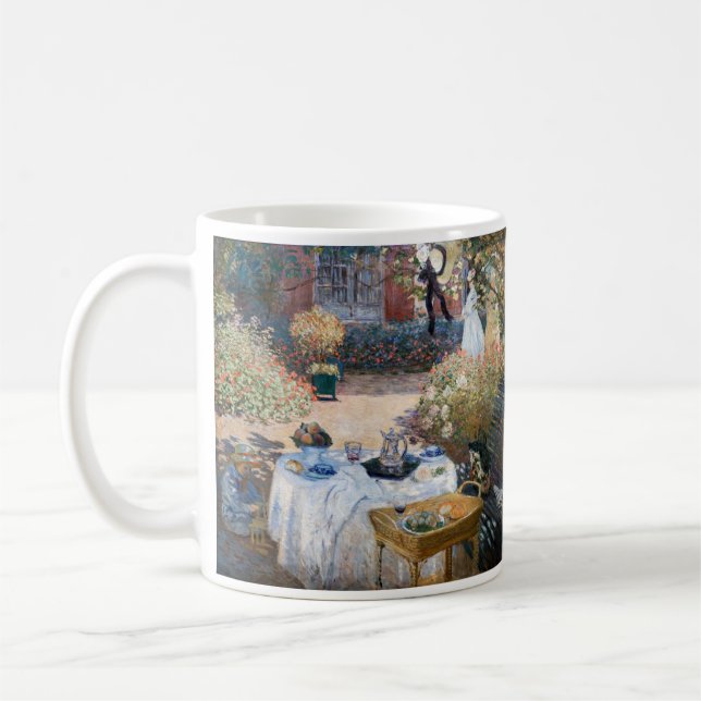 Caneca De Café Claude Monet - O Luncheon, painel decorativo (Esquerda)
