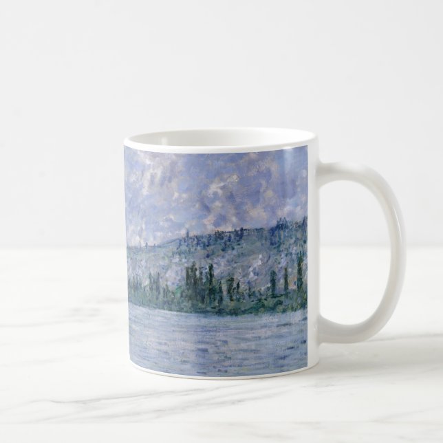Caneca De Café Claude Monet | o Seine em Vetheuil (Direita)