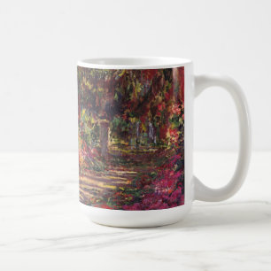 Caneca De Café Claude Monet   o trajeto do jardim em Giverny