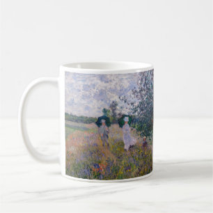 Caneca De Café Claude Monet - Promenade perto do Argenteuil