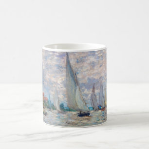 Caneca De Café Claude Monet - Regata de Barcos em Argenteuil
