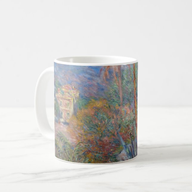Caneca De Café Claude Monet - Vilas em Bordighera (Frente Esquerda)