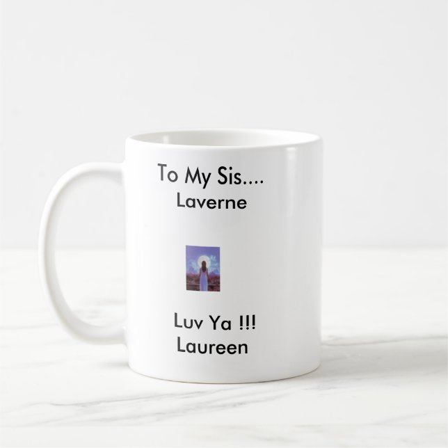 Caneca De Café CLAUDETTE 1942-2007, a meu Sis… (Esquerda)