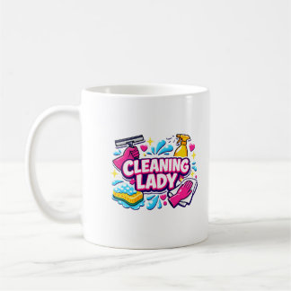Caneca De Café Cleaning Lady Housekeeping Cleaning Lover