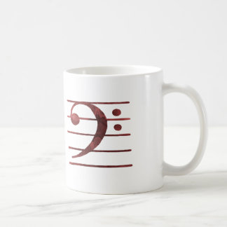 Caneca De Café Clef baixo
