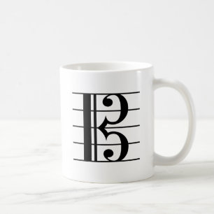 Caneca De Café Clef de alto