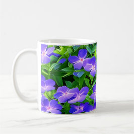 Caneca De Café Clematis de Drummond - uma florzinha azul