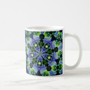 Caneca De Café Clematis Kaleidoscope Flower Art