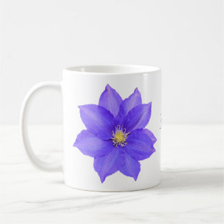 Caneca de Café Clematite Roxa