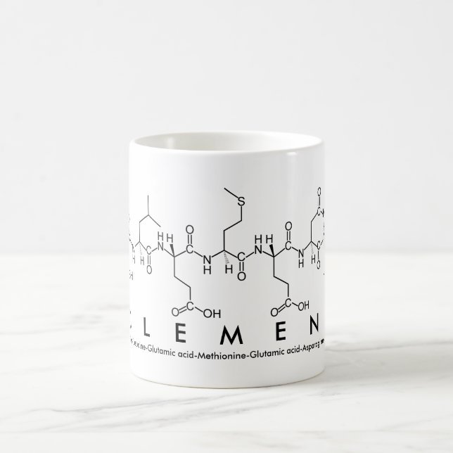 Caneca De Café Clement peptide name mug (Centro)