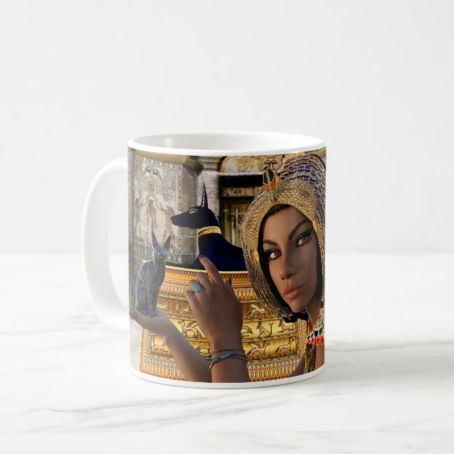 Caneca De Café Cleopatra (Frente Esquerda)