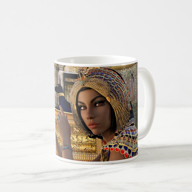 Caneca De Café Cleopatra (Frente Esquerda)